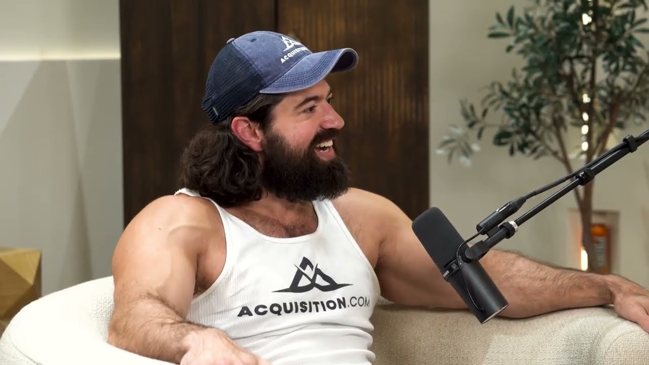Alex Hormozi in a recorded appearance.
