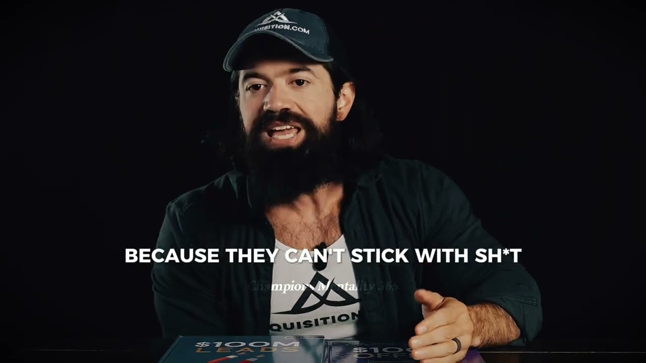 Alex Hormozi in a recorded appearance.