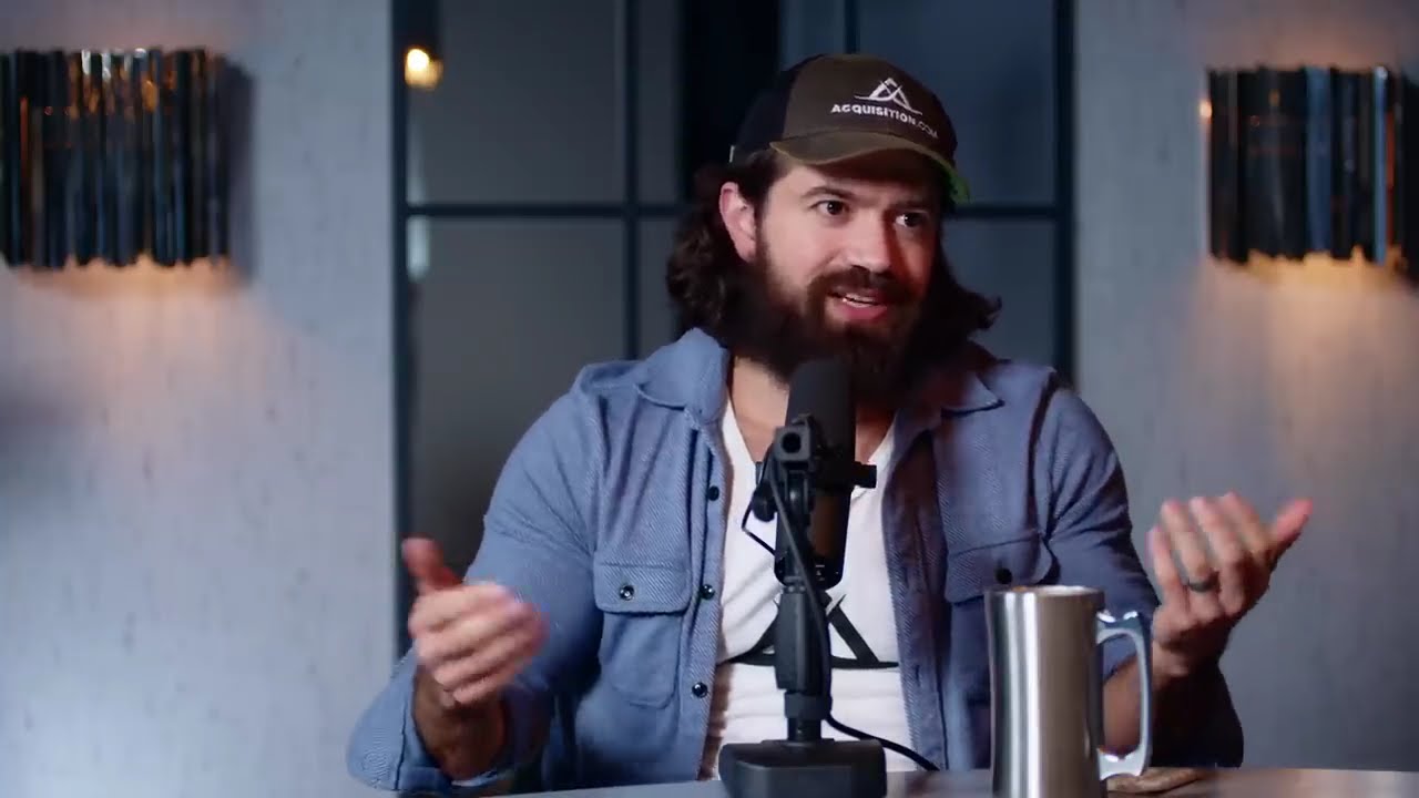 Alex Hormozi in a recorded appearance.