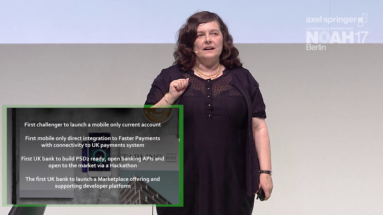Anne Boden in a recorded appearance.