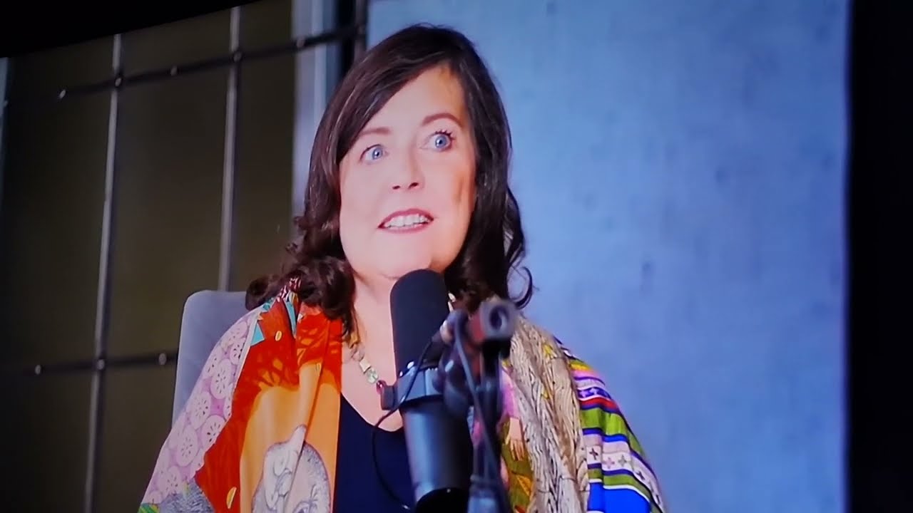 Anne Boden in a recorded appearance.