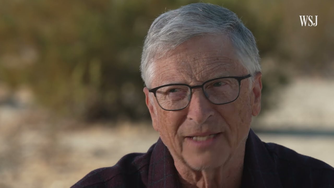Bill Gates in a recorded appearance.