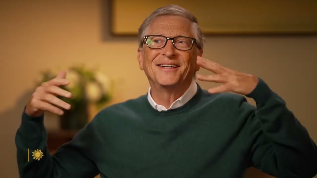 Bill Gates in a recorded appearance.
