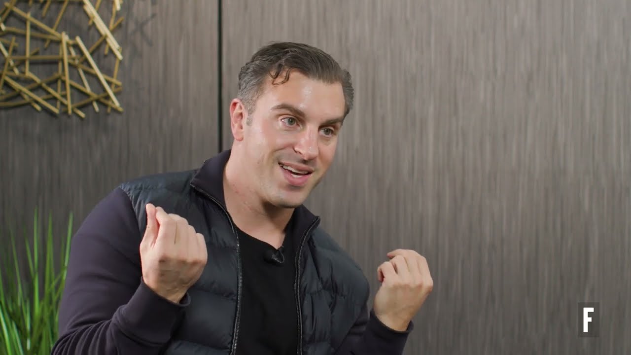 Brian Chesky in a recorded appearance.