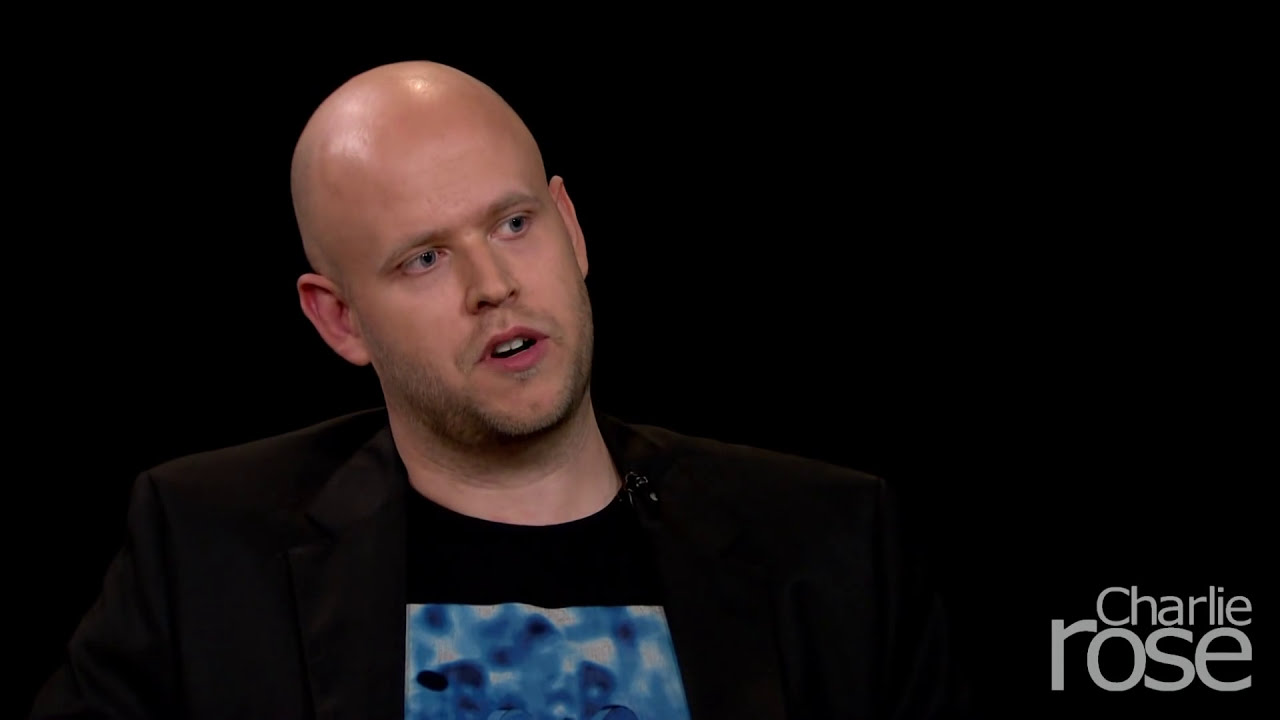 Daniel Ek in a recorded appearance.