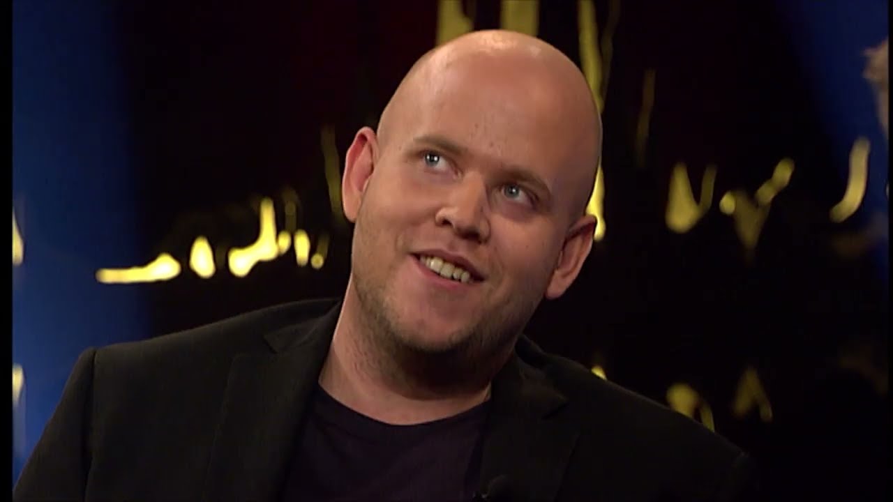 Daniel Ek in a recorded appearance.