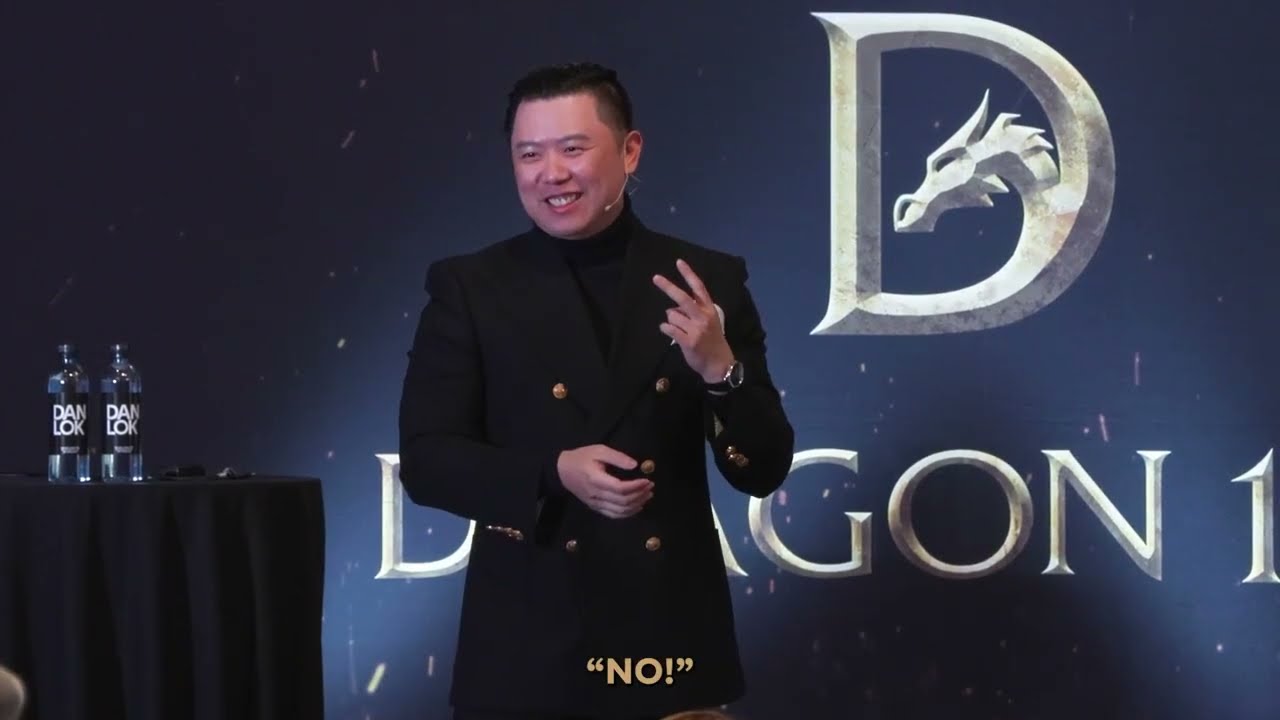 Dan Lok in a recorded appearance.