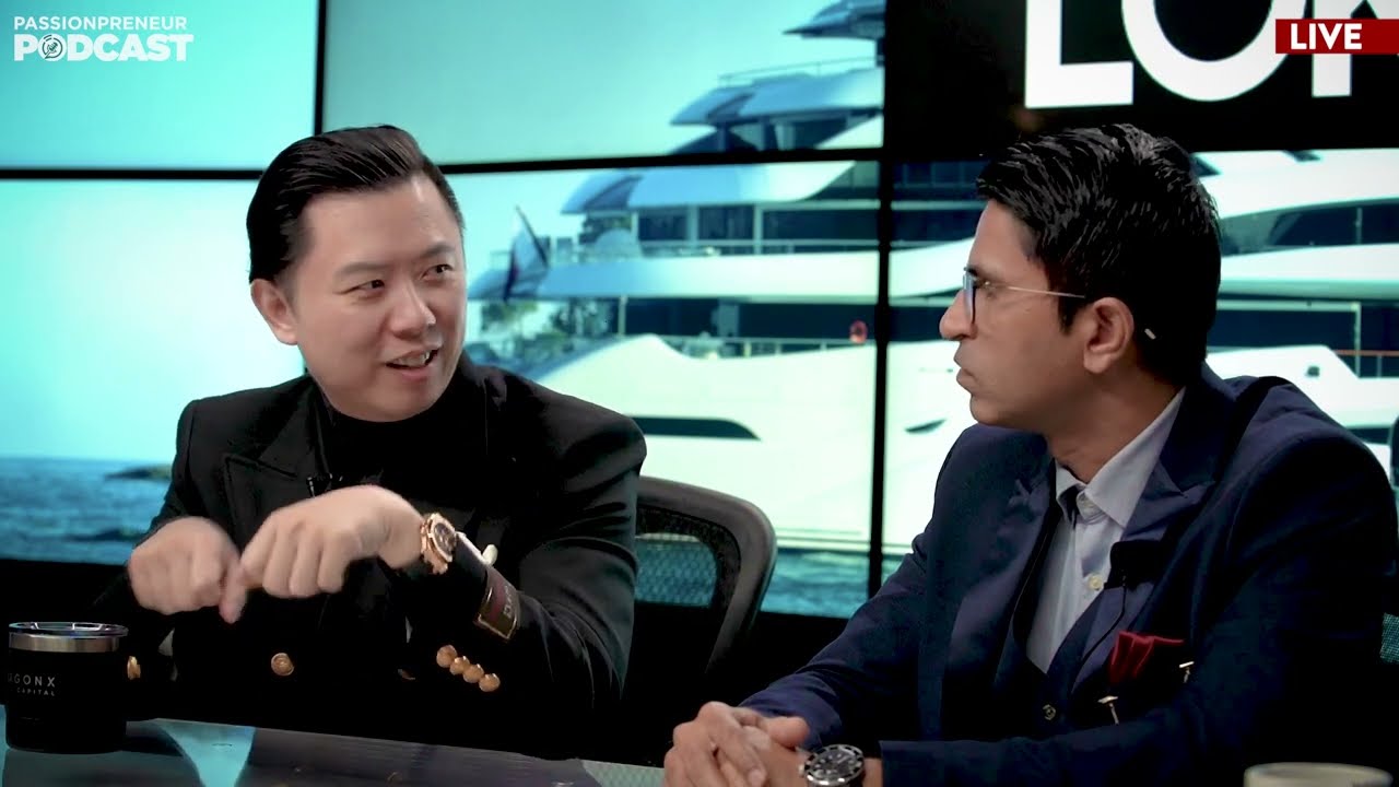 Dan Lok in a recorded appearance.