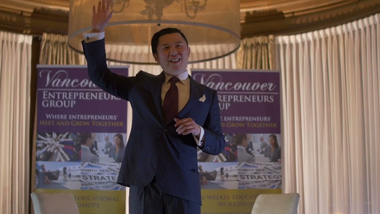 Dan Lok in a recorded appearance.