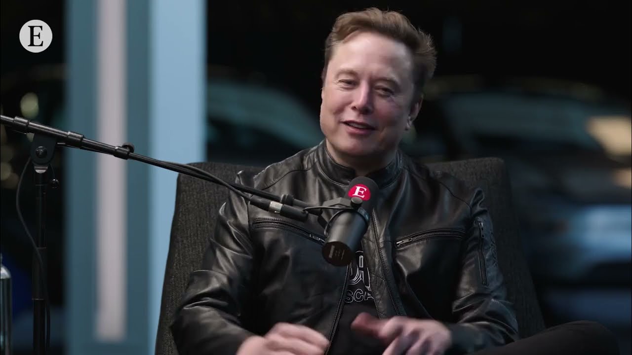 Elon Musk in a recorded appearance.