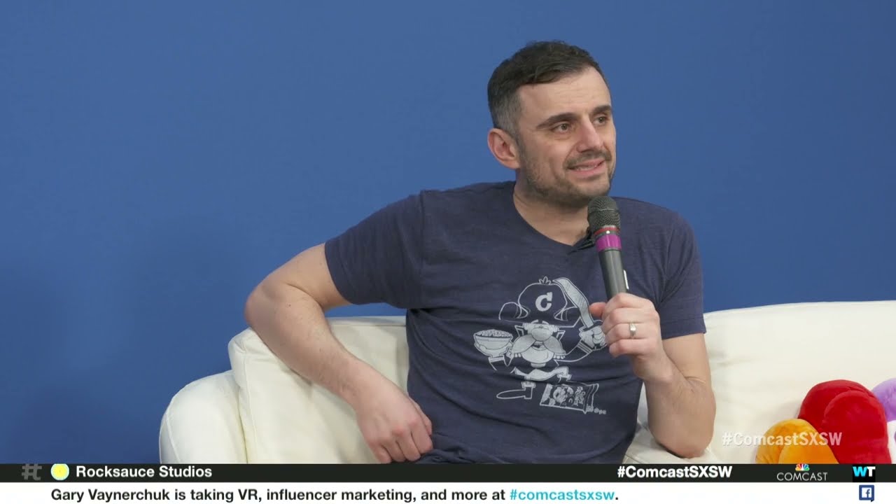 Gary Vaynerchuk in a recorded appearance.