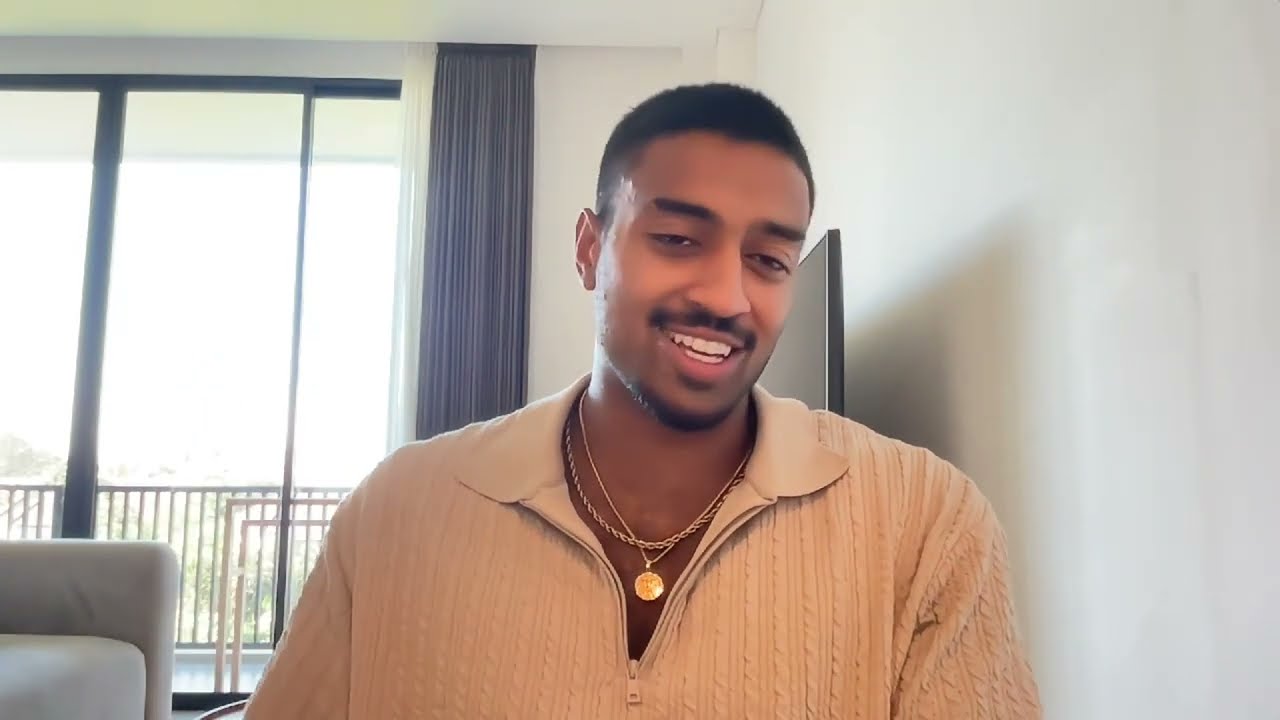 Hamza Ahmed in a recorded appearance.