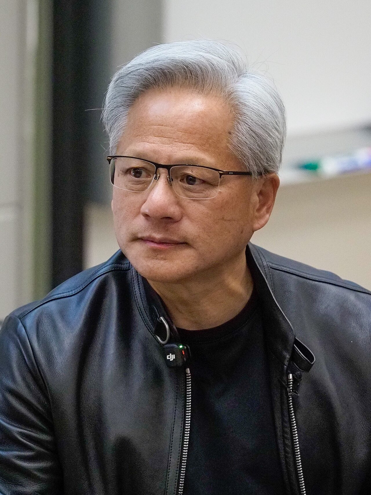 Jensen Huang in a photograph shared through Wikimedia Commons.