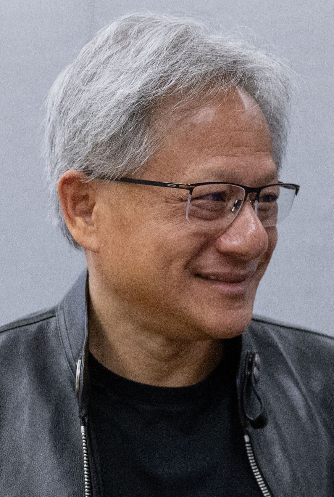 Jensen Huang in a photograph shared through Wikimedia Commons.