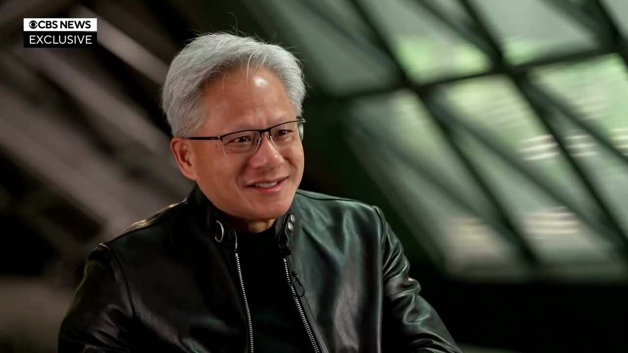Jensen Huang in a recorded appearance.