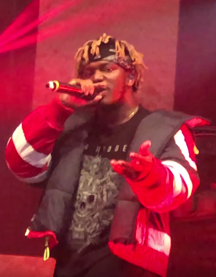 KSI performing in London on New Age tour, 2019