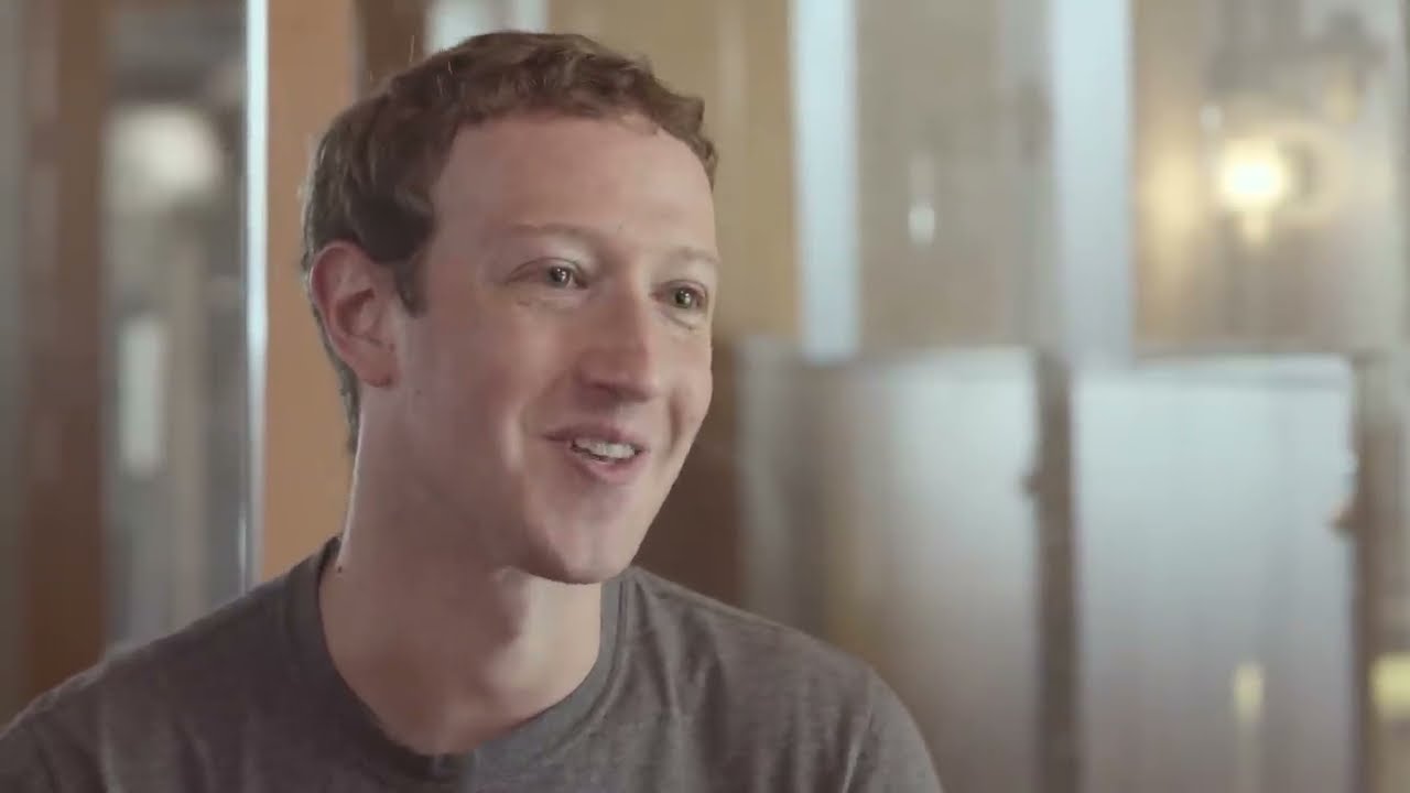 Mark Zuckerberg in a recorded appearance.