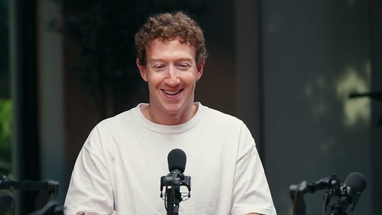 Mark Zuckerberg in a recorded appearance.