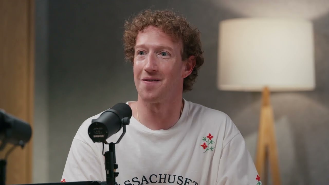 Mark Zuckerberg in a recorded appearance.