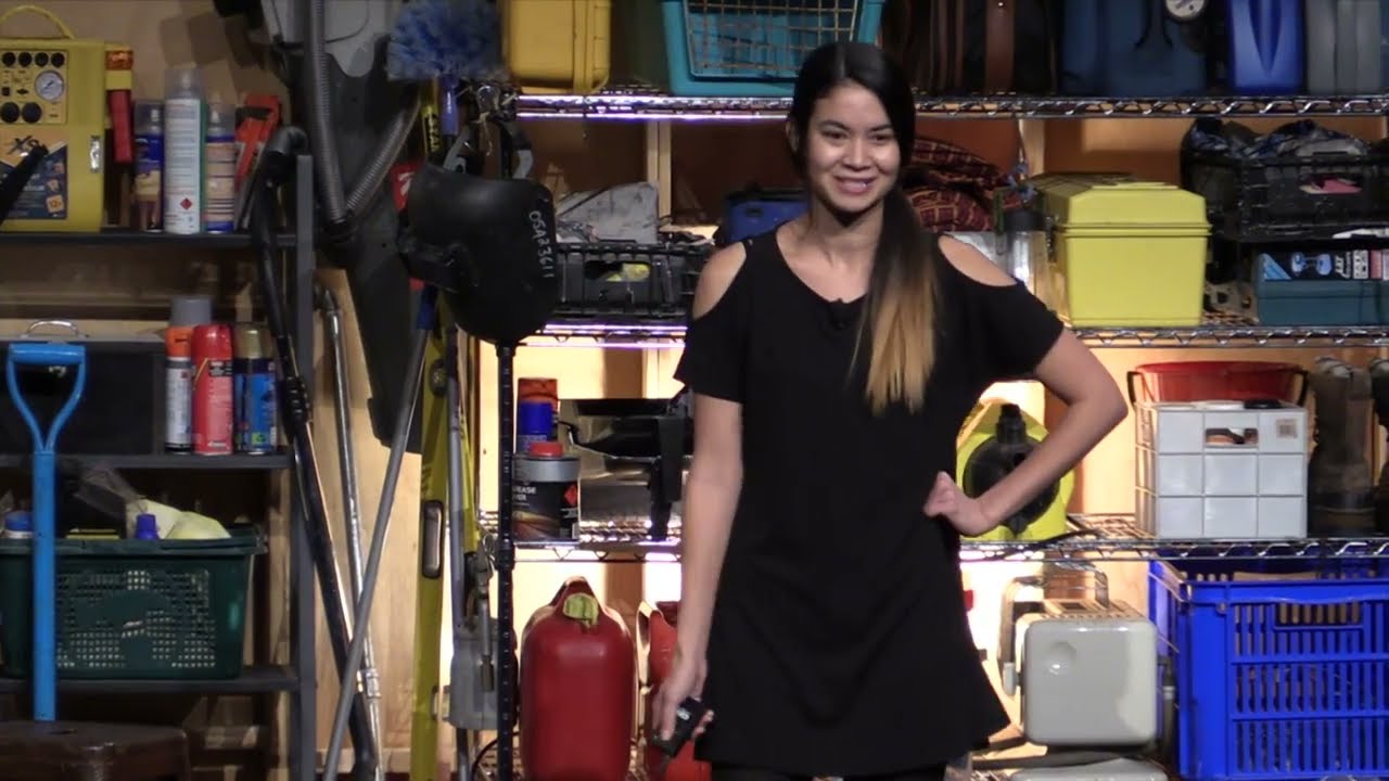 Melanie Perkins in a recorded appearance.