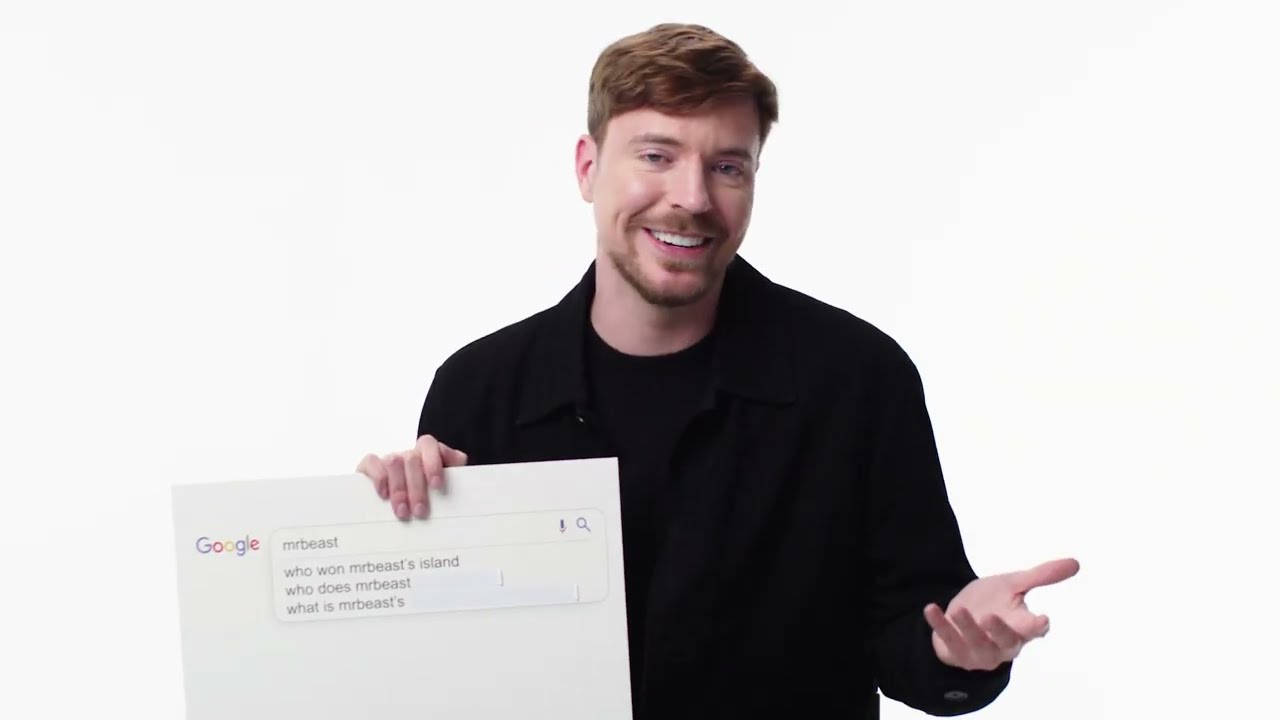 MrBeast in a recorded appearance.