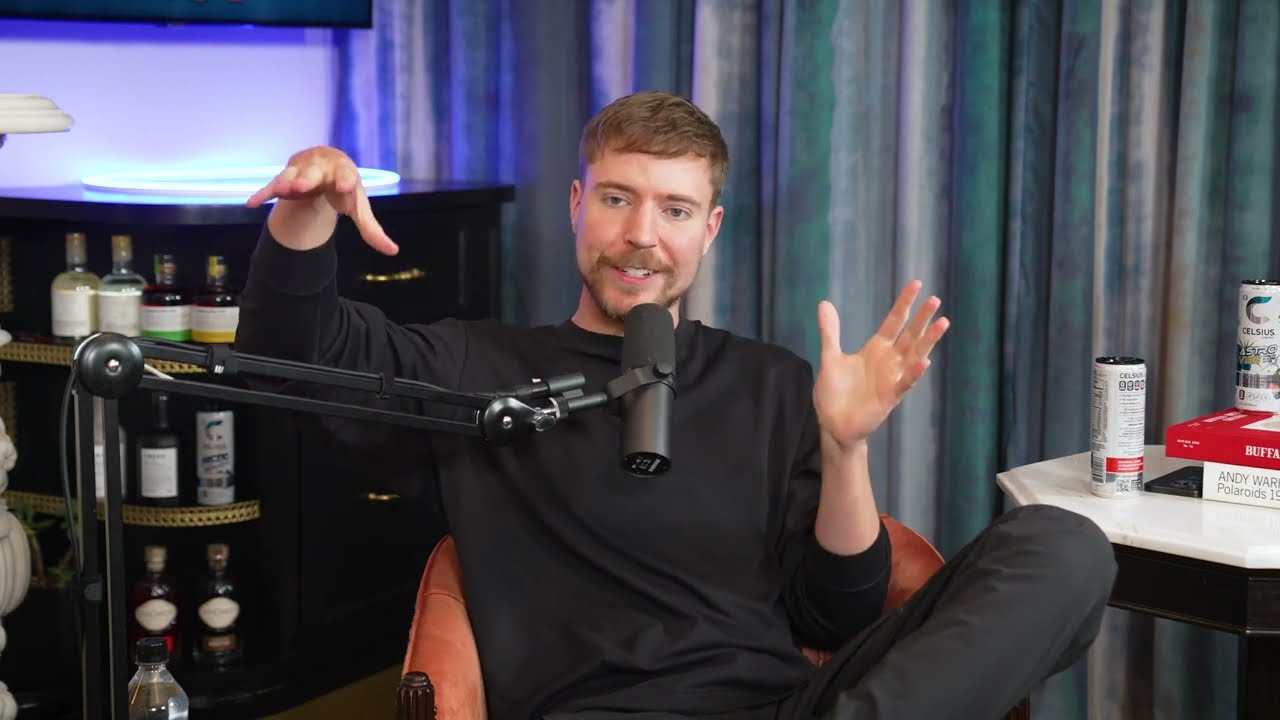 MrBeast in a recorded appearance.