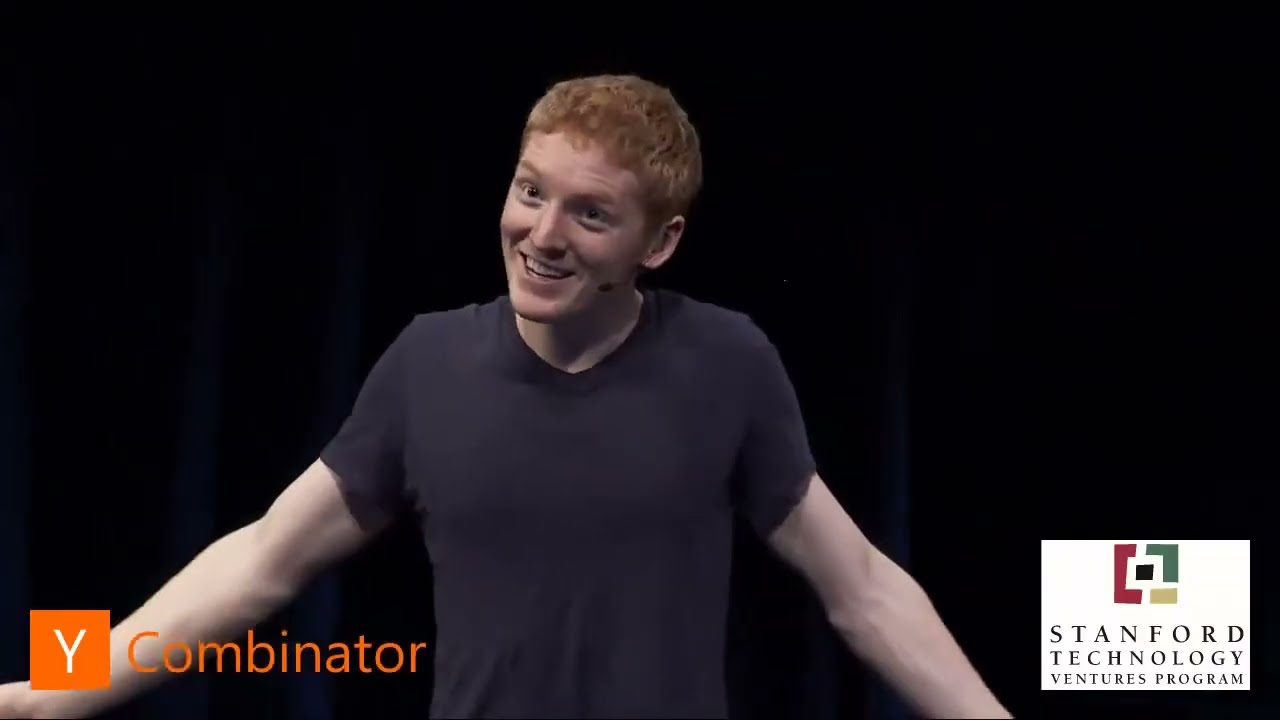 Patrick Collison in a recorded appearance.