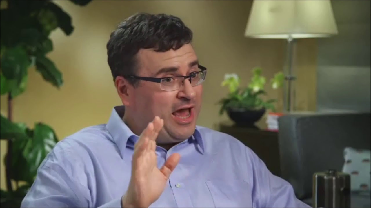 Reid Hoffman in a recorded appearance.