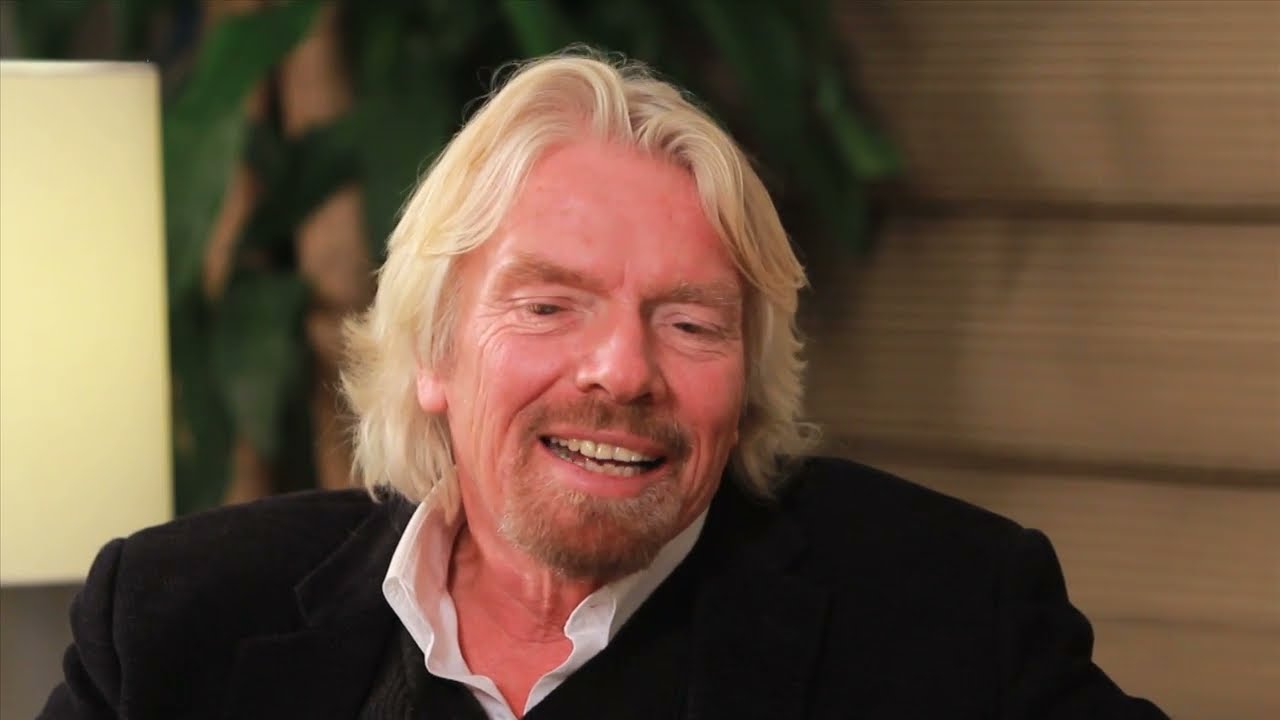 Richard Branson in a recorded appearance.
