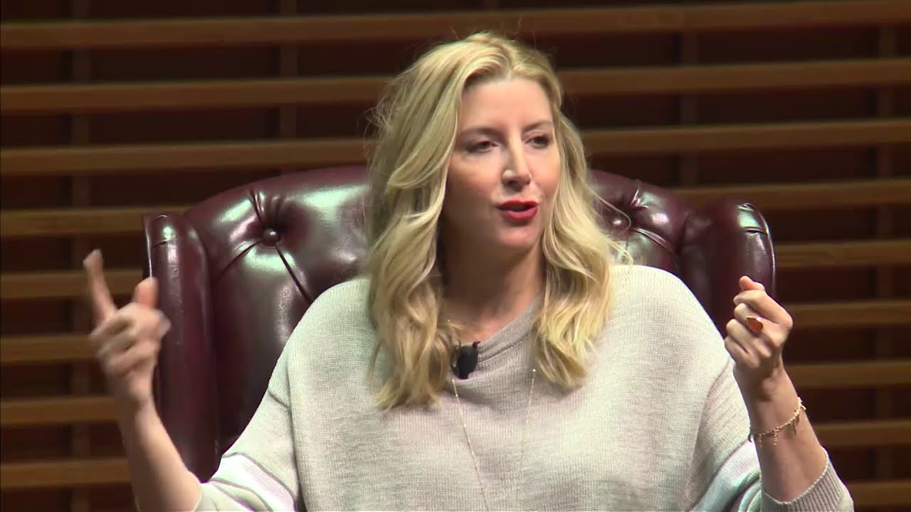 Sara Blakely in a recorded appearance.