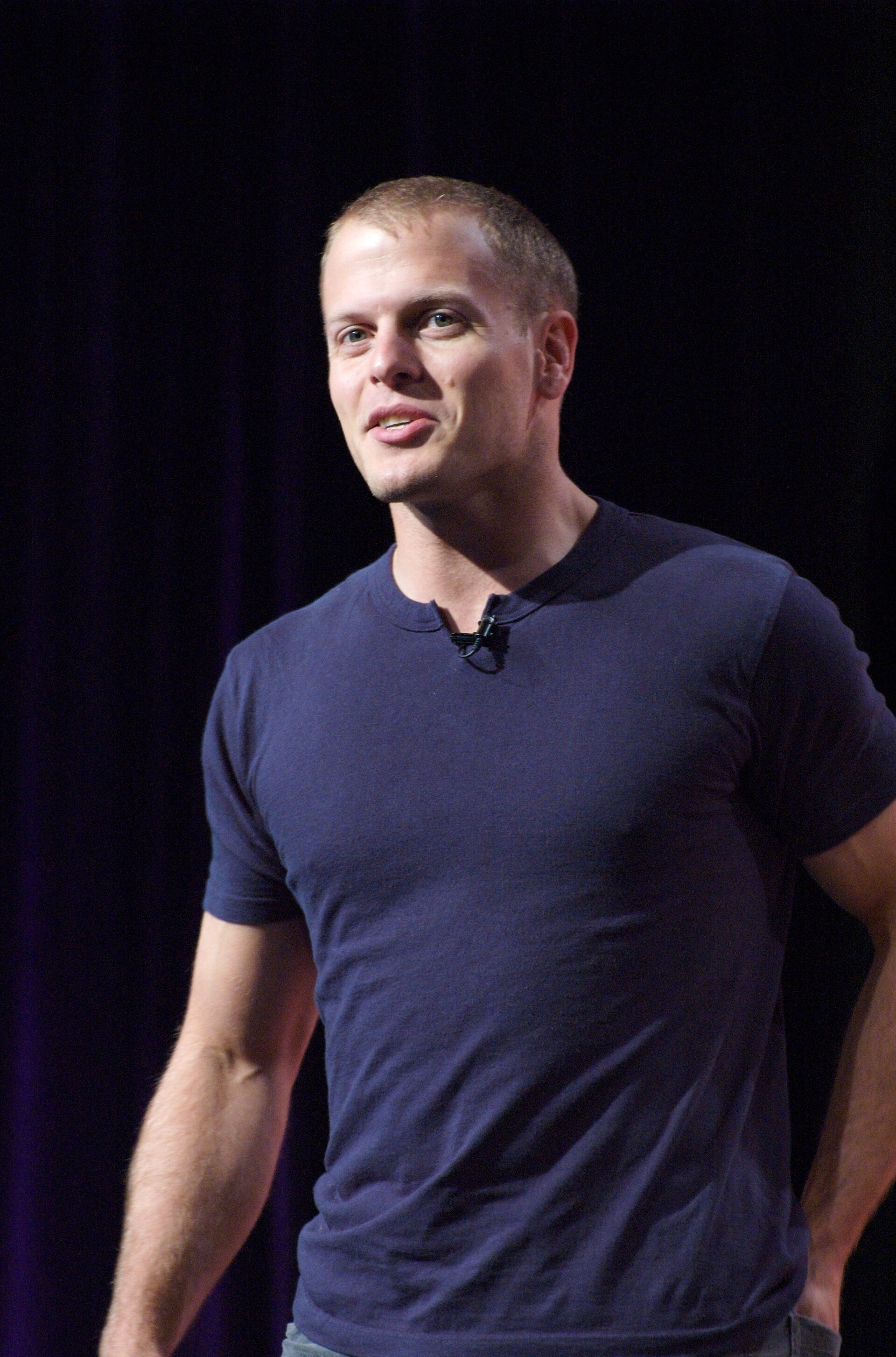 Giving his ETech talk .