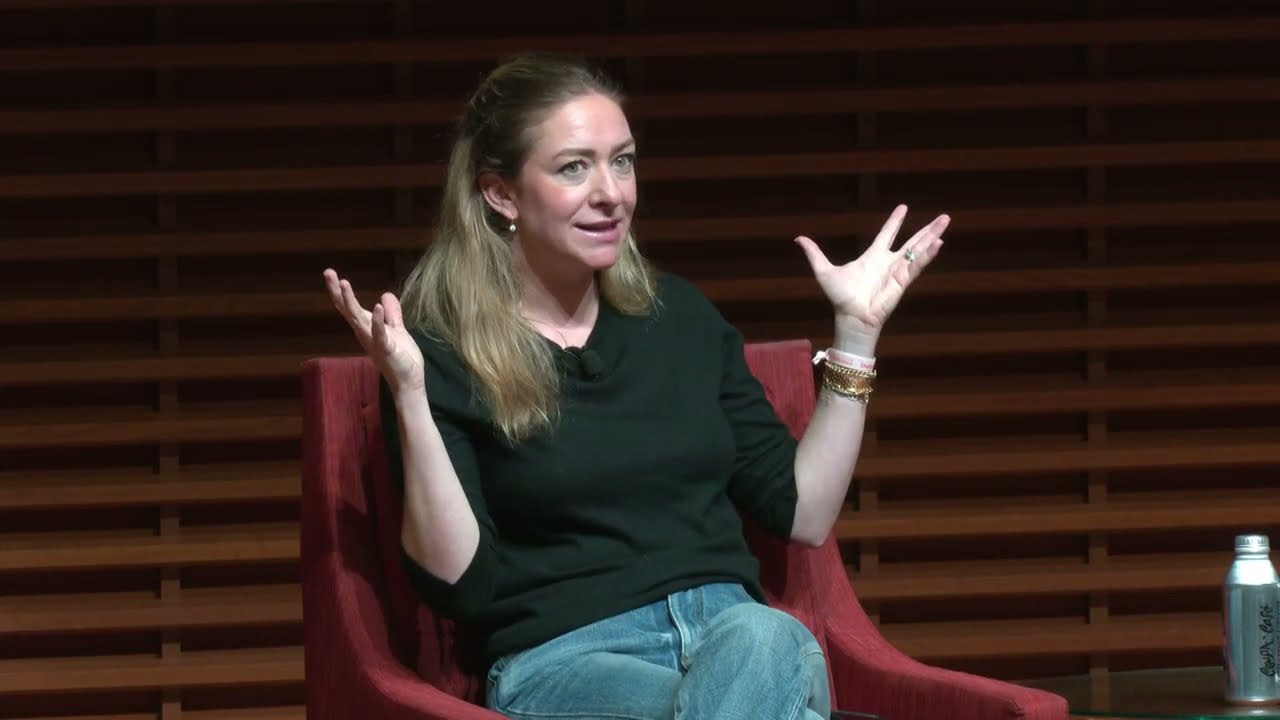 Whitney Wolfe Herd in a recorded appearance.